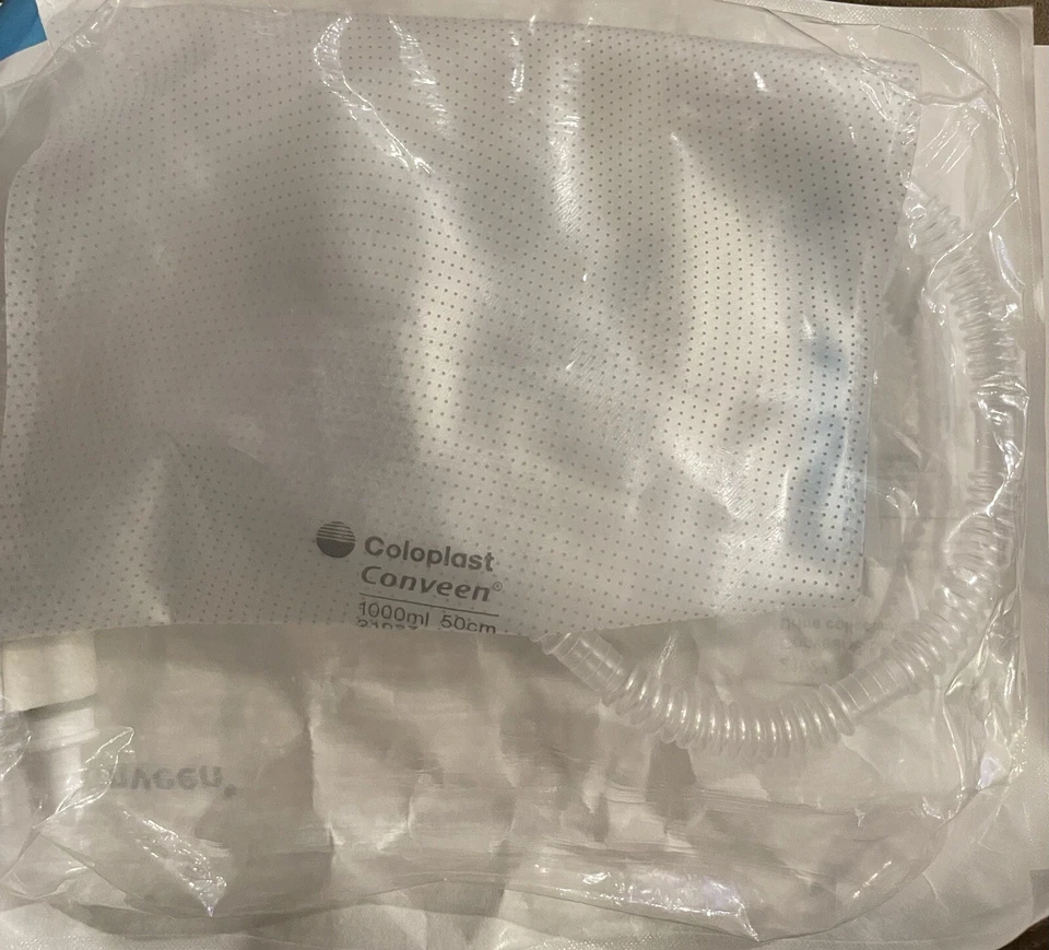 COLOPLAST 21027 Conveen Security + Bolsa de recolección de orina - 21027 - Bolsa para piernas - 1 pieza Foto 1 de 2