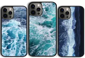 Blue Ocean Waves Sea Mer Coque Cover Case For Iphone 16 Pro Max 15 14 13 12 11 - Zdjęcie 1 z 7