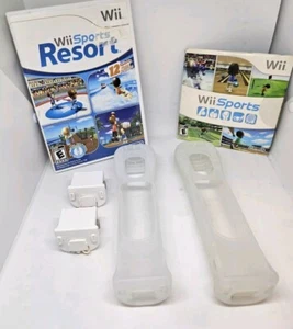 Wii Sports RESORT game COMPLETE & Wii Sports 2 Game Bundle Pack + Motion +More - Picture 1 of 5