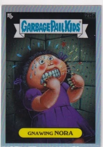 2023 Topps Chrome Garbage Pail Kids Series 6 Refractor #215a Gnawing NORA - Picture 1 of 1