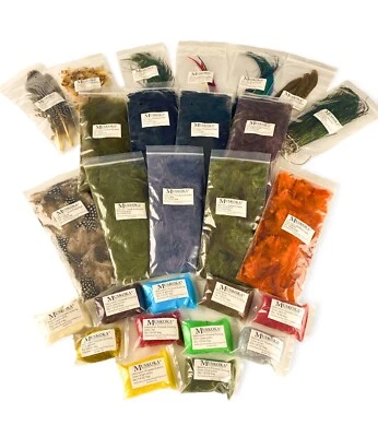 MUSKOKA LIFESTYLE PRODUCTS Bulk Fly Tying Material Kit.