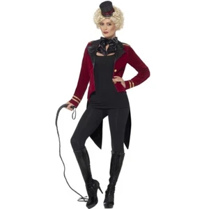 Zirkusdirektorin Kostüm Damen Tierbändigerin Zirkus Löwenbändigerin Outfit L - Bild 1 von 4