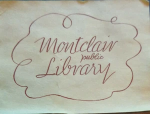 Montclair Public Library Ex Libris bookplate - Picture 1 of 1