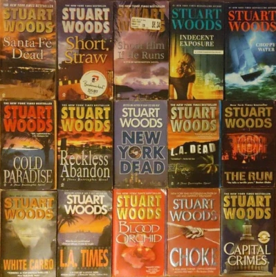 RANDOM MIX Lot of 5 Stuart Woods Book WILL LEE Stone Barrington EAGLE Paperback Foto 1 de 4
