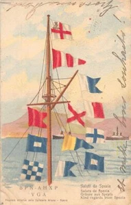 Italia - LA SPEZIA - Saluti da... - Ed. Cartoleria Milano - Imagen 1 de 2