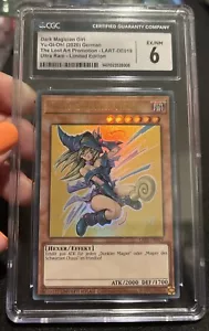 Dark Magican Girl German Ultra Rare, Lost Art Promotion, Graded -CGC 6 - Picture 1 of 2