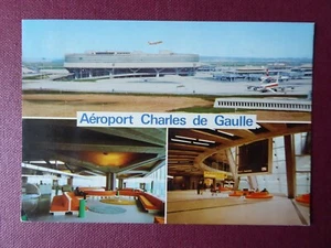 CARTE POSTALE POST CARD AEROPORT PARIS ADP CDG ROISSY CHARLES DE GAULLE AIRPORT - Foto 1 di 4