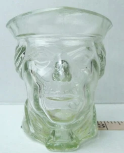 Avon Revolutionary Soldier Candle Holder Clear Glass Vintage Collectible 1979 - Picture 1 of 5