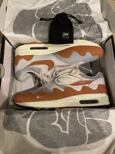 Size 10 Nike Air Max 1 Patta Waves Monarch With Bracelet - Picture 1 of 5