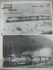 Extra 2200 South The Locomotive Newsmagazine March April 1971 RI & GE Rosters - Picture 1 of 2