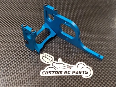 Yokomo Super Dogfighter Rere YZ-870C Aluminium Motor Mount Blue Anodized - Image 1 of 4