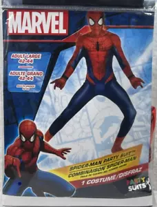 Spider-Man Marvel Comics Party Anzug Kostüm Größe Erwachsene Large 42-44 #884 Spidey - Bild 1 von 6