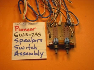 📈MONTAJE INTERRUPTOR ALTAVOCES PIONERO GWS-233 PCB SX-3700 RECEPTOR ESTÉREO - Imagen 1 de 3
