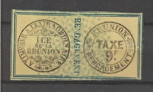 France & Colonies La Reunion Revenue Stamp Fiscal Fiscaux Rengagements 5 - Imagen 1 de 1