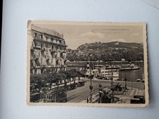 CARTOLINA 'COMO - AUTO E FILOBUS E TRAGHETTI' VIAGGIATA/ANIMATA (1936)