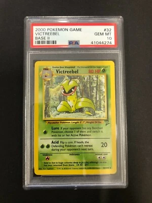 2000 Pokemon Victreebel PSA 10 Gem Mint #32/130 Base Set 2 Vintage Rare Pokemon - Image 1 of 2