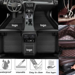 For Maserati Ghibli Custom Front & Rear Car Floor Mats Auto Rug Waterproof - Bild 1 von 19