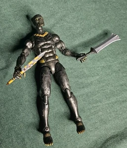 Hasbro Marvel Legends Okoye Series Erik Killmonger 6" Figure Complete Black Pant - Picture 1 of 2