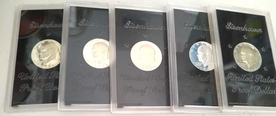 1974 Eisenhower Silver Dollar Proof 40% Silver $1 US Mint Coin - Image 1 of 4