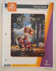 BJU Press Reading 5 Parent Guide 3rd Ed. Homeschool Curriculum Looseleaf Booklet - Picture 1 of 1