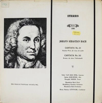 Johann Sebastian Bach - Nelly van der Spek, Sabine Kirchner, Theophil Maier, Bac - Image 1 of 4