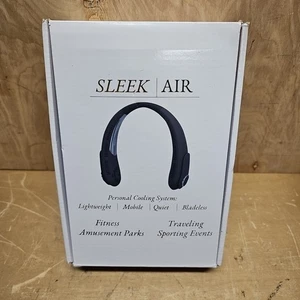 Sleek Air Personal Cooling System Neck Fan Lightweight Mobile Quite Bladeless - Picture 1 of 5