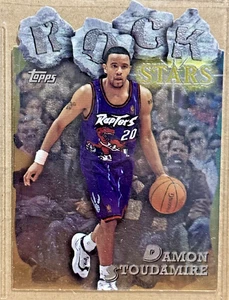 Damon Stoudamire 1997-98 Topps Series 1 Rock Stars Die Cut Insert #RS17 SP 1:720 - Picture 1 of 2