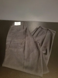 Pantalones de Vestido RBM Granito 36x34 Plisados Mezcla Rayón Nuevos con Etiquetas - Imagen 1 de 7