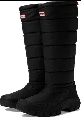 Hunter Mujer Intrepid Botas de Nieve Altas de Invierno Negras EE. UU. Talla 7 M EE. UU. NUEVAS Foto 1 de 4