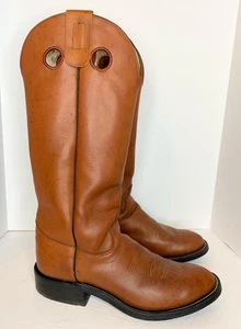 Olathe Boot Company Vintage Made in USA Herren 11 D Braun Western Cowboystiefel - Bild 1 von 24