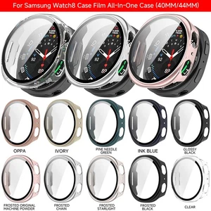 Pour Galaxy Watch 8 40mm/44mm Coque de Protection d'écran Film Verre Trempé Intégré - Photo 1 sur 20