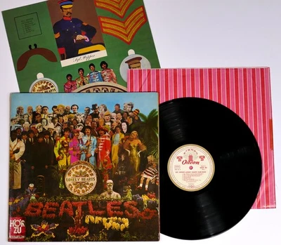 LP The Beatles - Sgt. Peppers - white gold HÖR ZU SHZE 401 - 1967 rare german - Bild 1 von 4