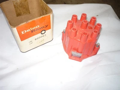 Pontiac Oldsmobile 1967 68 69 rojo Delco tapa distribuidor 800062 Foto 1 de 4