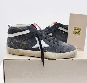 Women's Golden Goose GGDB Mid/Star High Top Suede Leather Sneakers Size 40 - Picture 1 of 19
