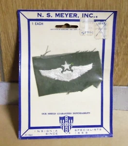 Vintage NS Meyer - United States Air Force Senior Pilot Embroidered Patch (NOS) - Picture 1 of 8