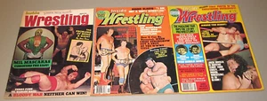 INSIDE WRESTLING 3 ISSUES MARCH '73 AUGUST '76 MARCH '77 WITH ANDRE THE GIANT - Picture 1 of 4