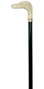 Guest Skirt Wooden Angle Stick Ivory Dog - Picture 1 of 1