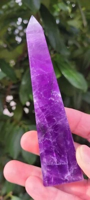 Amethyst,  Amethyst Obelisk, poliert, A Qualität/ 160g - Bild 1 von 4