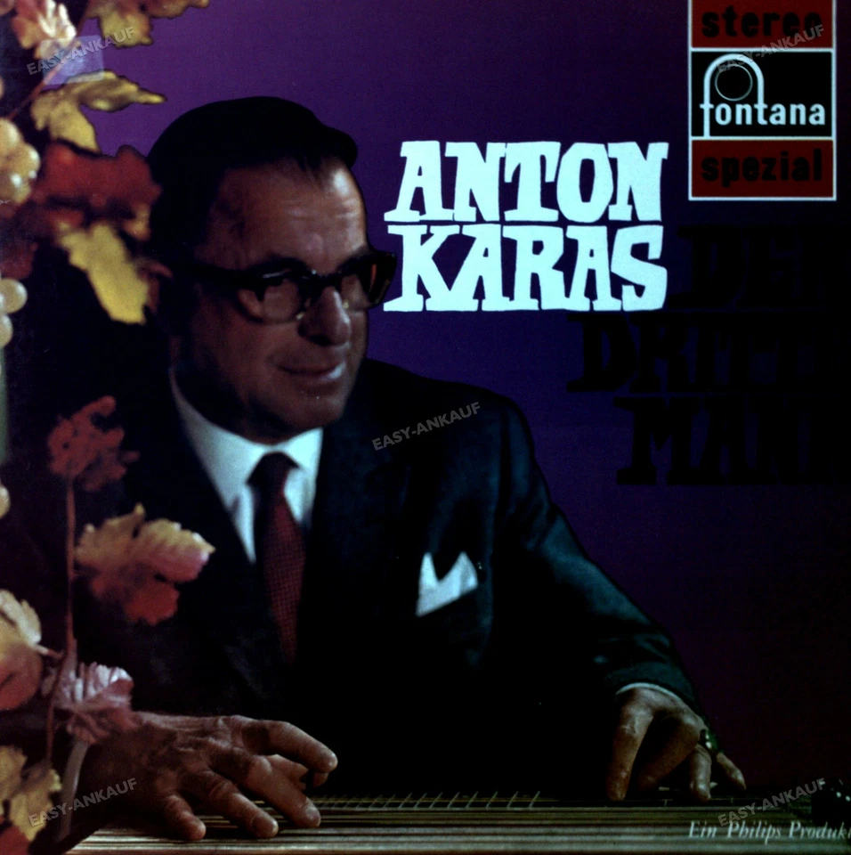 Anton Karas - Der Dritte Mann LP 1967 (VG+/VG+) ' - Image 1 of 1