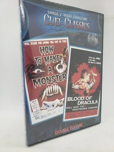 How to Make a Monster/Blood Of Dracula DVD (1957/58) Arkoff Classics! Very Good - Picture 1 of 3