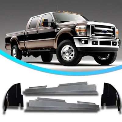 1999-2017 Ford Super Duty Crew Cab FULL LENGTH Rocker Panels & Cab Corners Pair - Image 1 of 2
