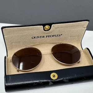 Oliver Peoples vintage Op 639 clip on Sunglass - Picture 1 of 16