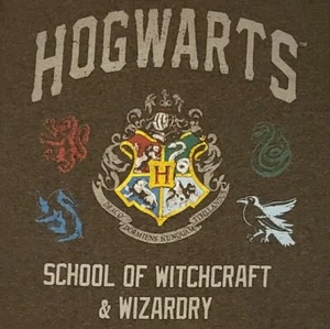 Harry Potter T-Shirt Medium Hogwarts School Crest Witchcraft & Wizardry  - Bild 1 von 3
