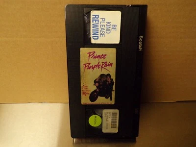 Purple Rain starring Prince - (VHS, Movie, 1984) -G / No Slipcase Foto 1 de 2