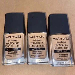 3 Fondotinta Wet n Wild PhotoFocus, Crema Beige 369C, 1 fl oz, 1 - Foto 1 di 3