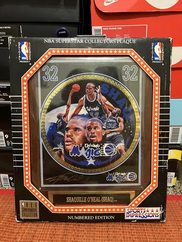 Sports Impressions #32 Shaquille O'Neal (Shaq) NBA Superstars Plaque Cover