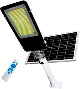 LAMPIONE STRADALE FARO A LED 400W CON PANNELLO SOLARE TELECOMANDO CREPUSCOLARE - Foto 1 di 9