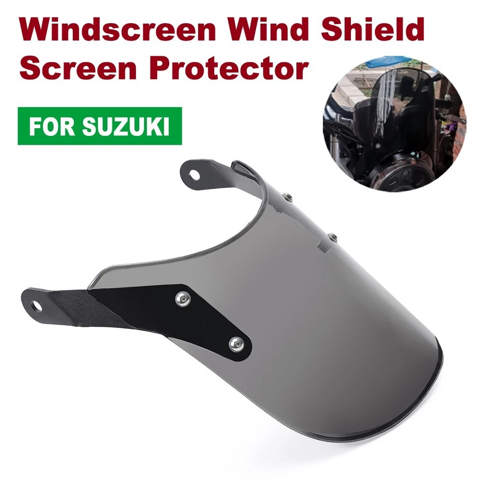 For SUZUKI VX800 SV650 GS 500E GSF 1200N Windscreen Wind Shield Screen Protector - Image 1 of 4