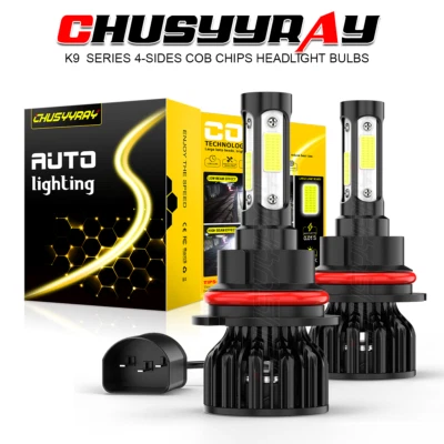 LED Headlight kit 9007 HB5 6000K White Hi/Low for LINCOLN Town Car 1990-2002 - Image 1 of 4