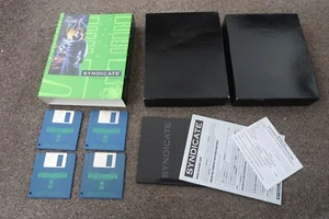 Syndicate By Bullfrog ~ Original Boxed Amiga Game VGC - Afbeelding 1 van 8